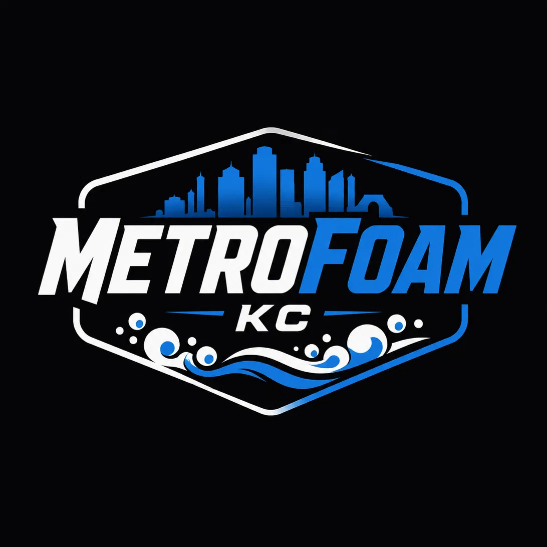 MetroFoam KC foam cannon party Kansas City logo